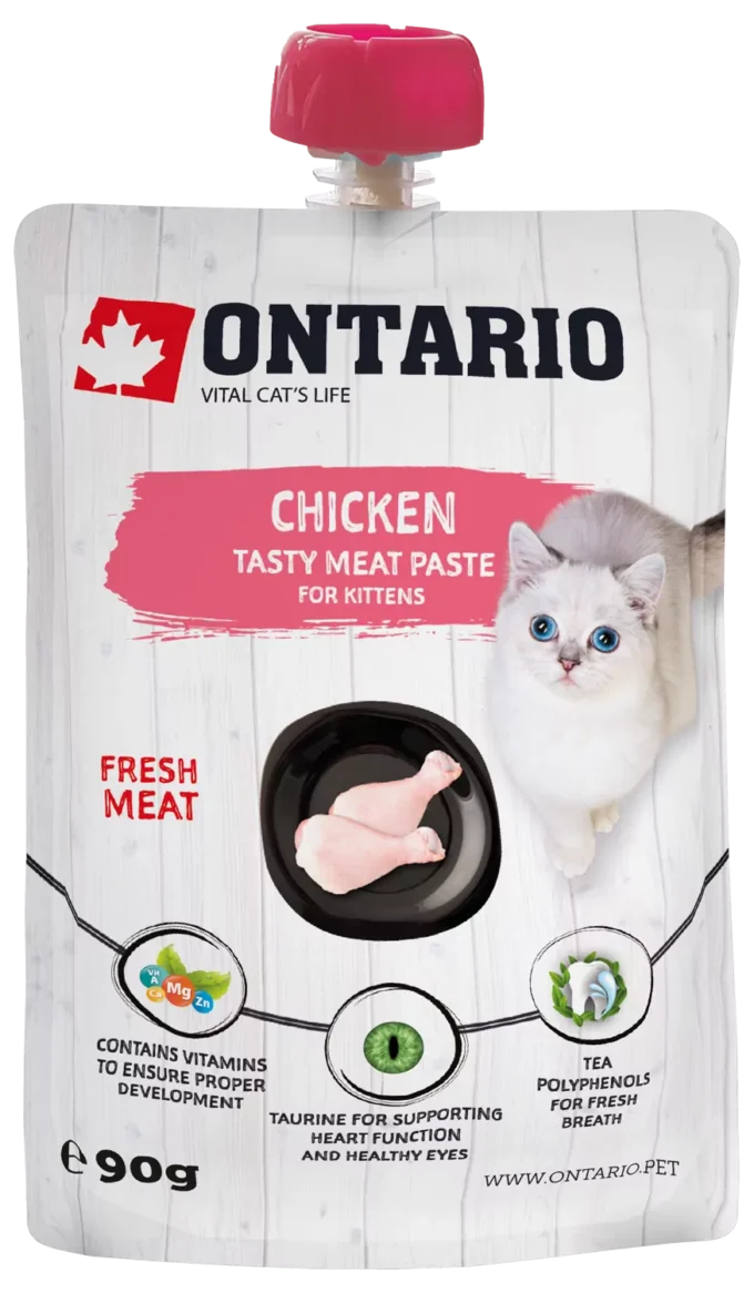 Pasta Ontario Kitten kuře 90g