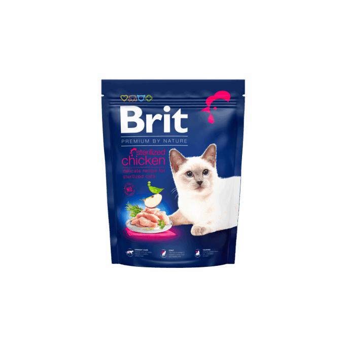 Brit Premium by Nature Cat Sterilized Chicken 300g