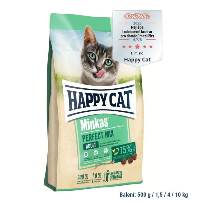 Happy Cat Minkas Perfect Mix Geflügel, Fisch & Lamm 1,5 kg
