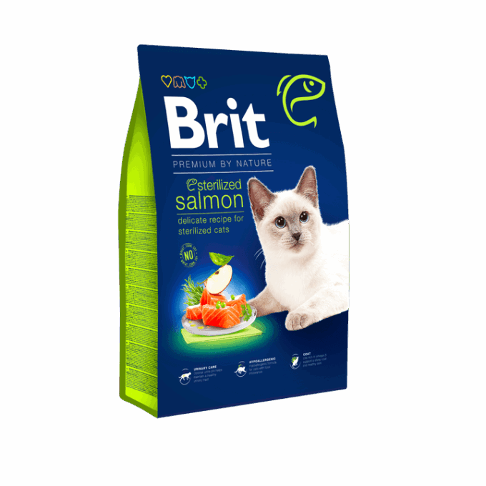 Brit Premium by Nature Cat Sterilized Salmon 300g