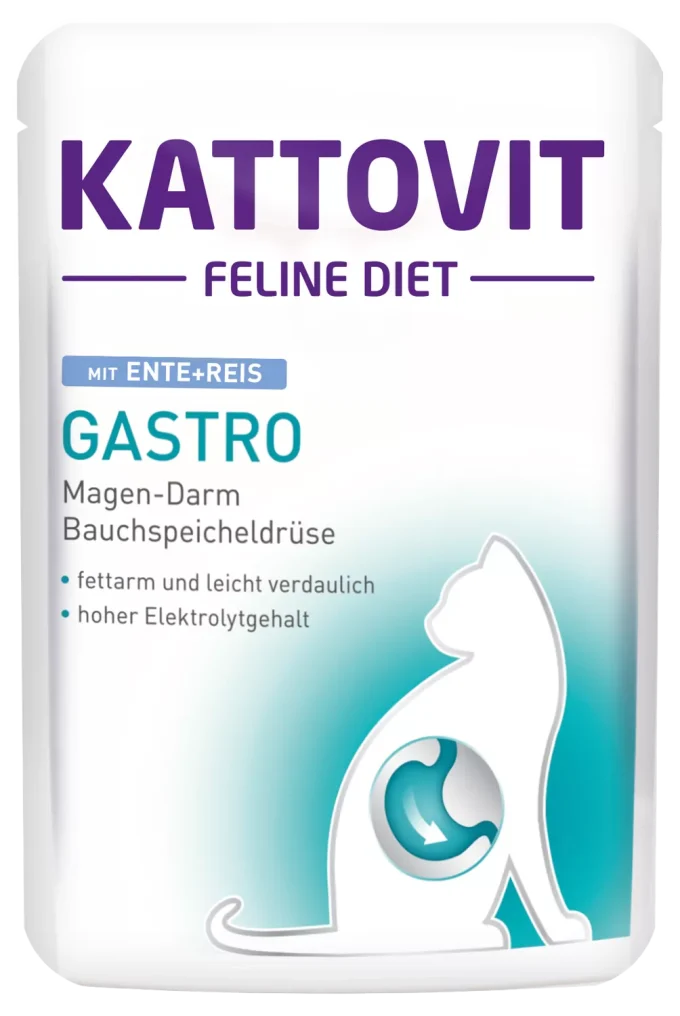Kapsička Kattovit Gastro kachna/rýže 85g