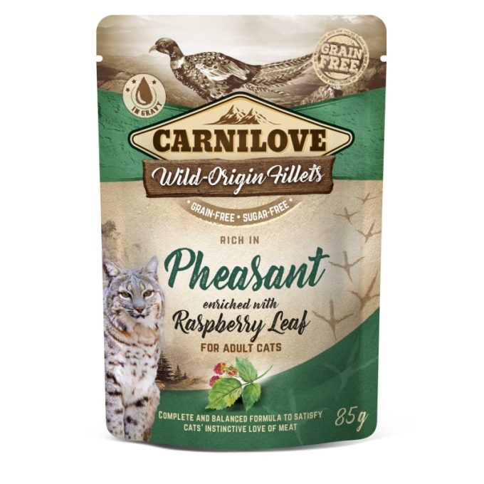 Carnilove Cat Pouch Pheasant with Raspberry Leaves 85g