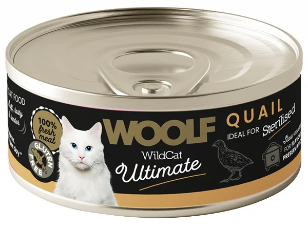 WOOLF WildCat Ultimate Adult Paté Quail 85g